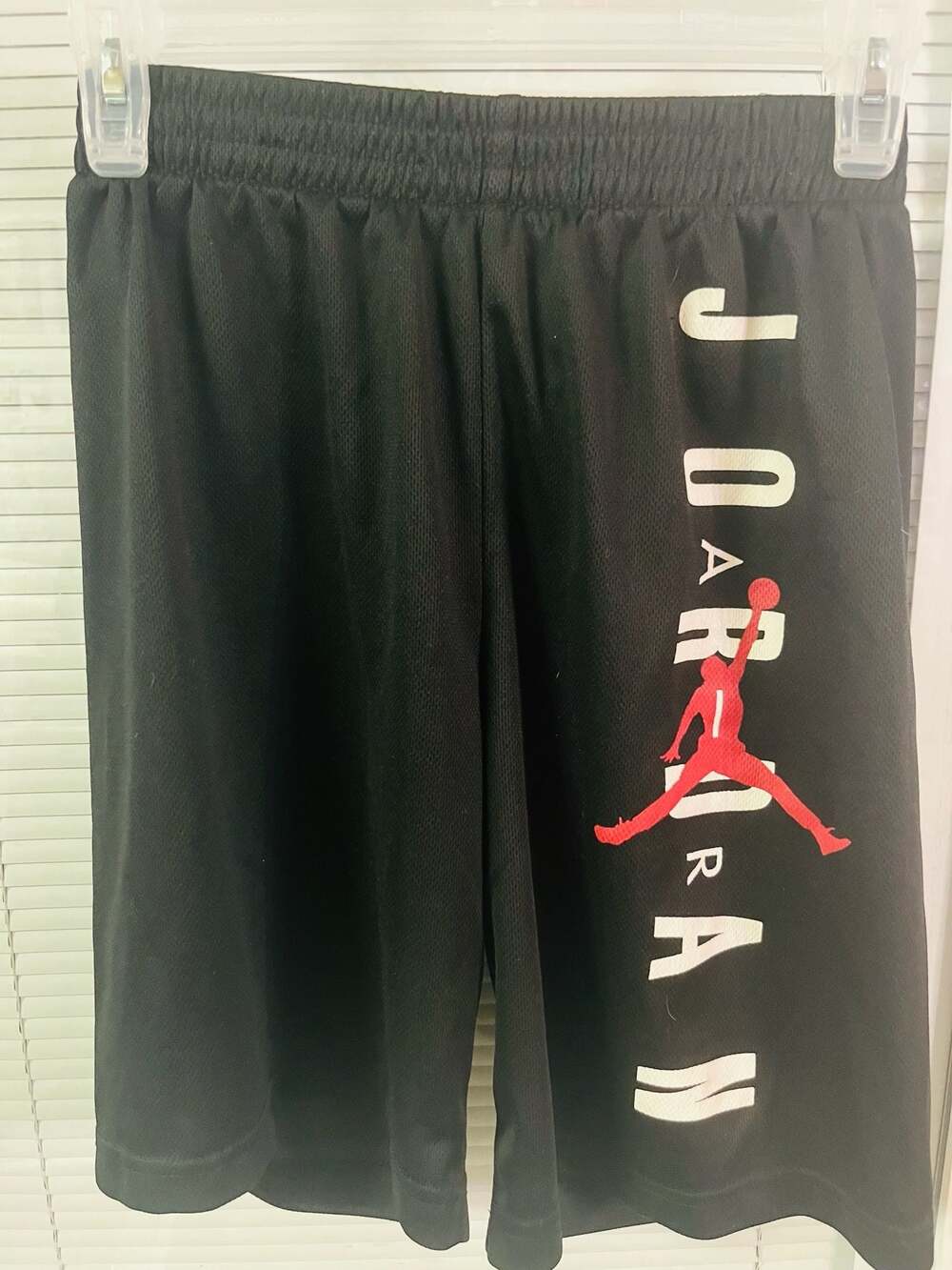 Jordan Youth Boys Black Basketball Shorts Size 12-13 Large